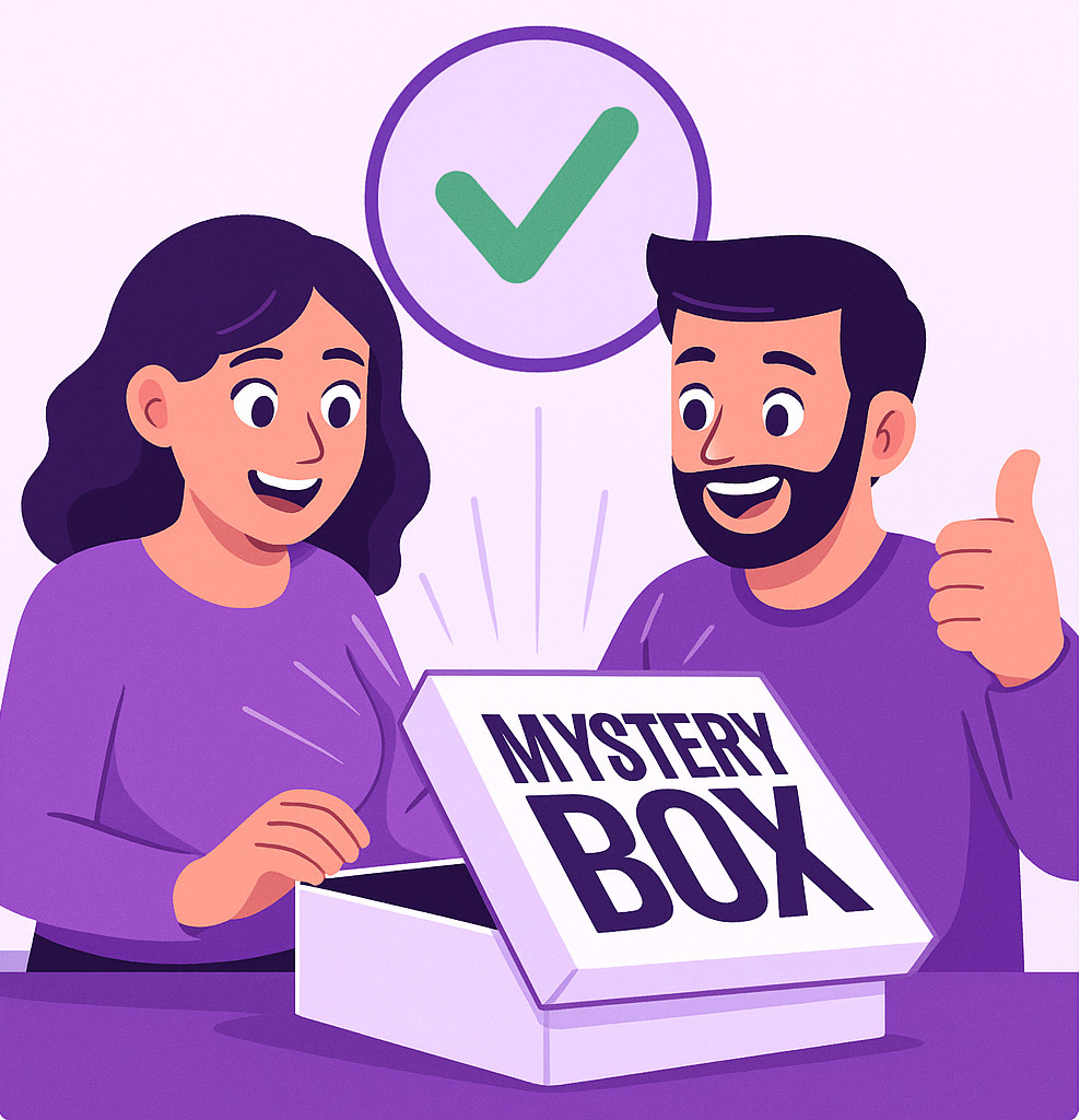 Mystery Box Geld-zurück-Garantie